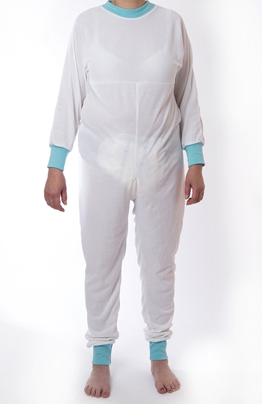 Fixeringspyjamas med dragkedja, Heinex blixtl i rygg M/L - Heinex - 1