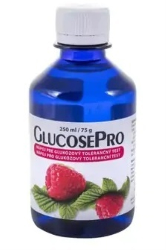 Glukosbelastningsdryck GlucosePro, Hallon utan färgämne 250mL/75g