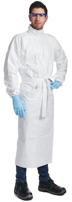 Skyddsrock cytostatika, XL 138cm Tyvek® IsoClean® - DuPont