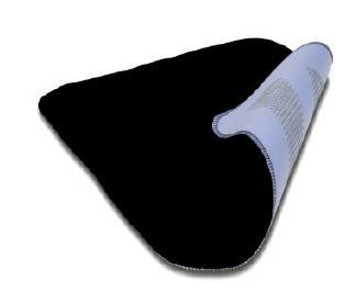 Sittskydd flergångs Absorba, 60x45cm svart velour+antihalk - Absorba