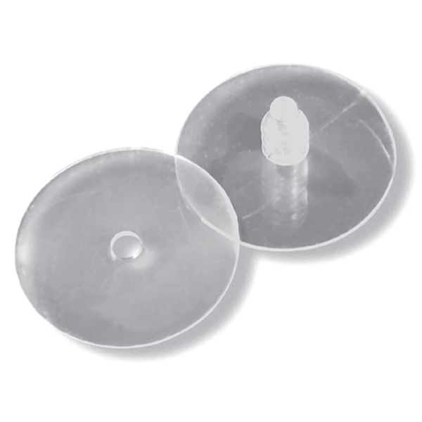 Septumknapp , silikon, 2-delad