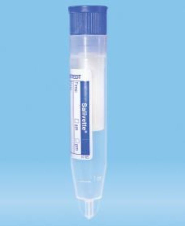 Salivette salivrör , För salivkortisol