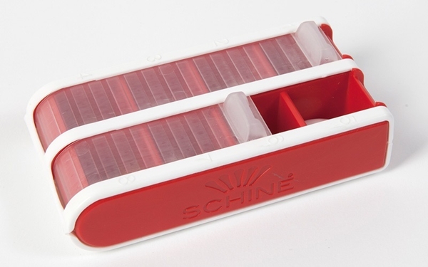 Schine Pill Box, S röd