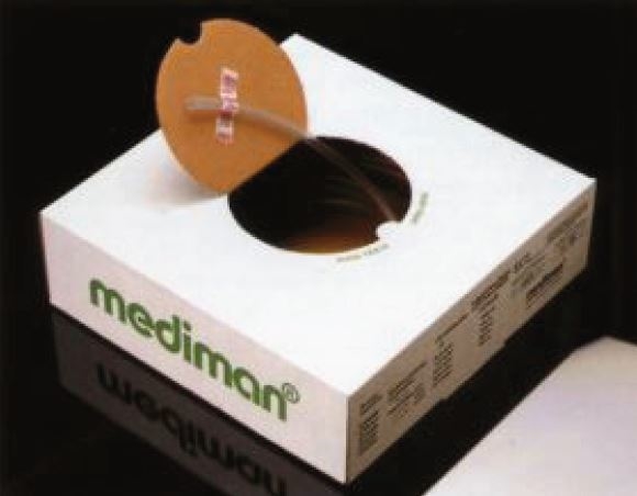 Slang på rulle engångs ftalatfri, 3x5mm autoklaverbar 100m