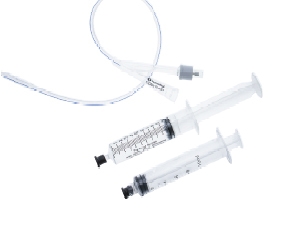 Kateter 2v Silikon med spruta, 10ml ch20 40cm silikon Nel - Careline