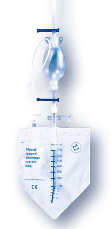 Silikondränage med Troakar, FG14