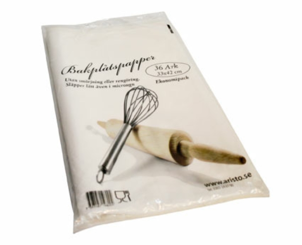 Bakplåtspapper silikon, 33x42cm 