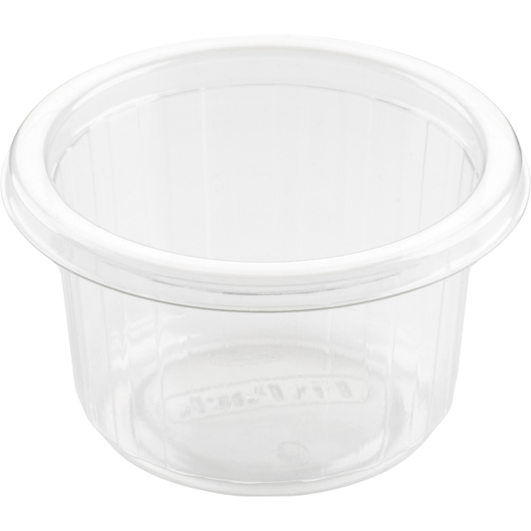 Plastform APET rund Fixpack, 110ml 80x80x46mm transparent