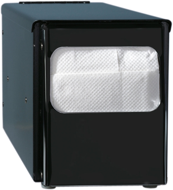 Servettdispenser DUNI, 25x30cm svart - Duni