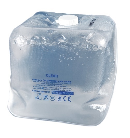 Ultraljudsgel CETRO Clear, 5kg inkl tomflaska