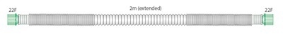 Andningsslang Compact, 22mmx2m 22F/22F