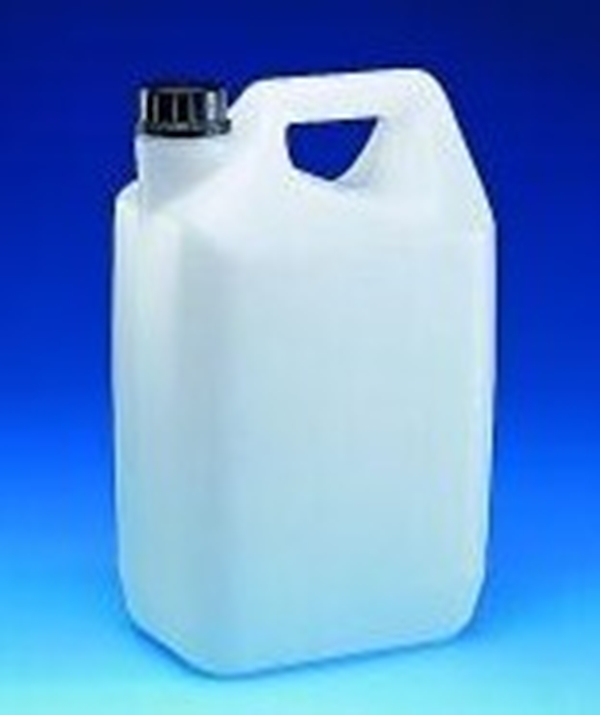 Dunk plast med skruvlock, 5,0L HDPE