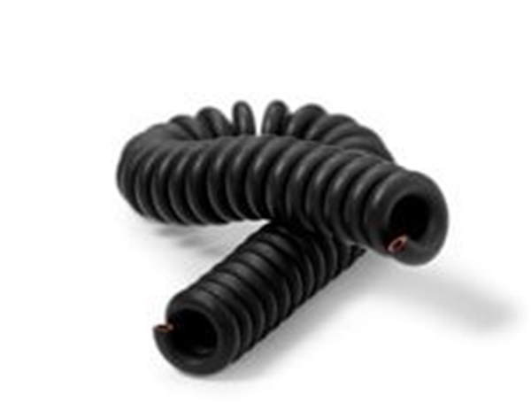 Spiralslang till blodtrycksmätare , 36-250cm hankoppling PVC-fri