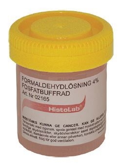 Formaldehydlösning buffrad 4%, 40ml i 70ml PP-burk - CellPath