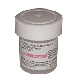 Formaldehydlösning buffrad 4%, 10ml i 20ml PP-burk