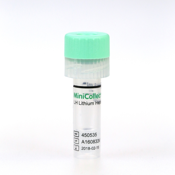 Kapillärrör MiniCollect, 800µl Li-Hep gel ljusgrön