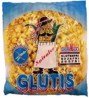 Glutenfria spiraler, 200g Glutis Pasta
