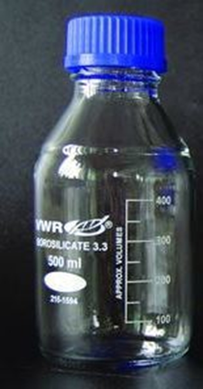 Flaska glas med skruvlock, 500ml