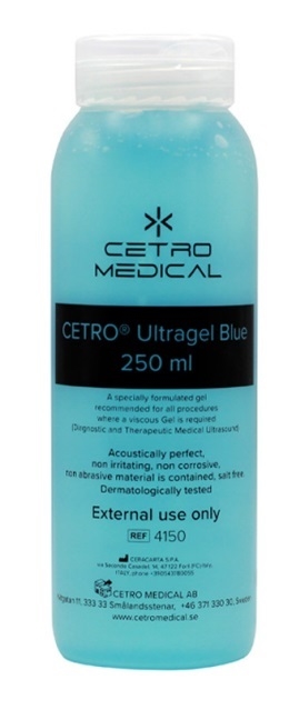 Ultraljudsgel CETRO Blue, 260g/250mL