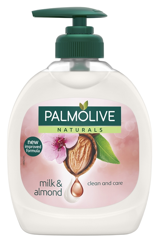 Tvål flytande Palmolive Milk&Almond, 300ml m pump - Palmolive