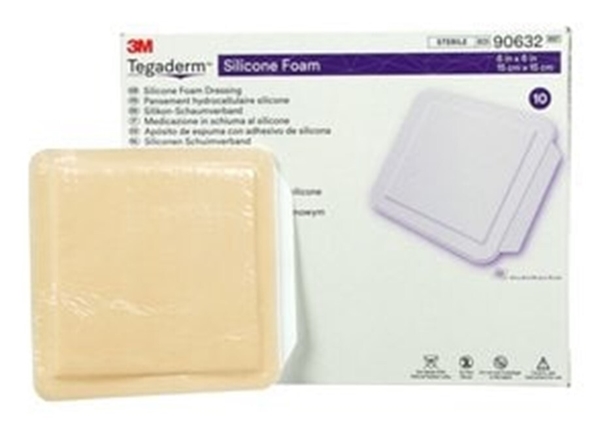 Skumförband silikon Tegaderm Foam, 15x15cm - Tegaderm