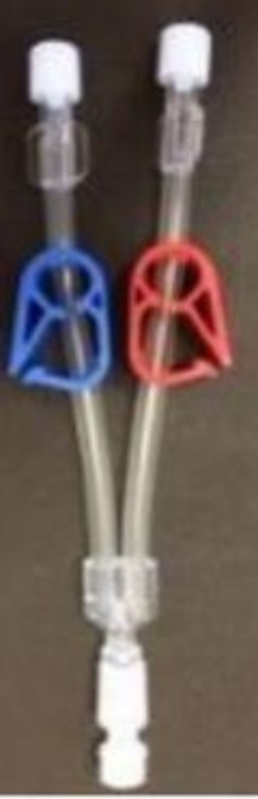 Y-set till primingpåse, med luer-lock, klämmor