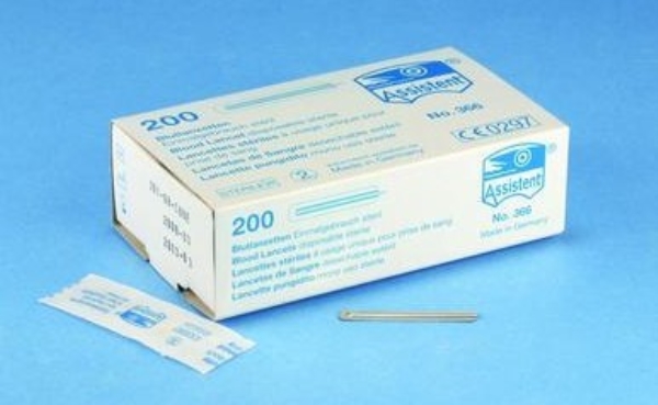 Lansett stål, engångs