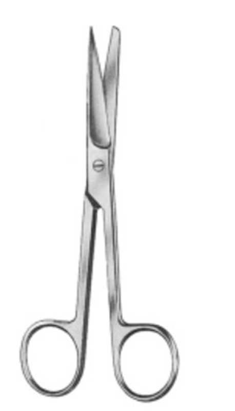 Sax spets/trubb rak 14cm, högre avdelningskvalitet