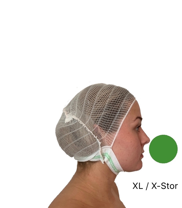 Fixeringsförband huvud HeadFix, XL grön markering - HeadFix