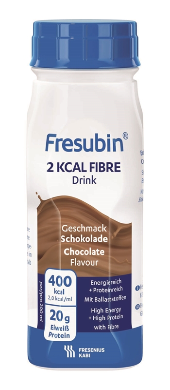 Fresubin 2 kcal fibre Drink, 4x200ml choklad