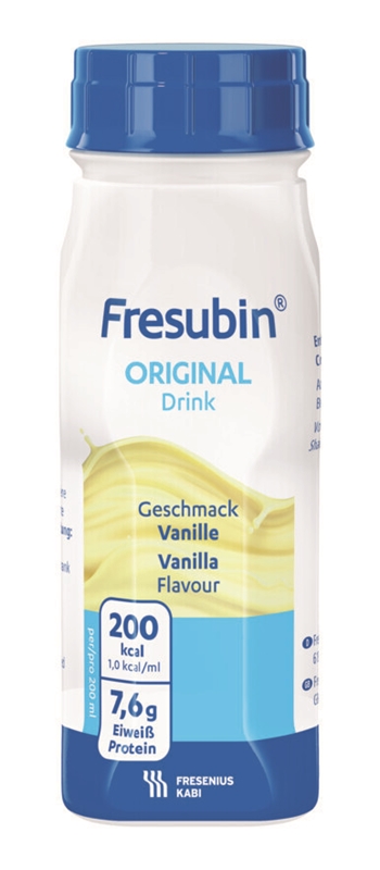 Fresubin original DRINK, 4x200ml vanilj