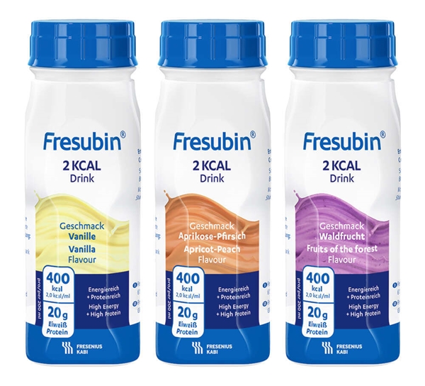 Fresubin 2 kcal DRINK, 24x200ml blandade smaker