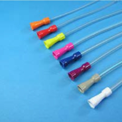 Magsond med röntgentät linje, ch18 80cm röd ftalatfri PVC