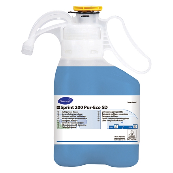 Allrengöringsmedel Sprint 200 PurEco, 1,4L parf pH=7 Ecolabel SD