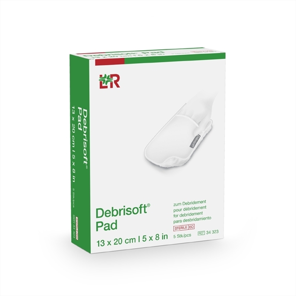 Debrideringsdyna Debrisoft, 13x20cm m ficka - Debrisoft