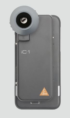 Dermatoskopset HEINE iC1 Set/7, Set/7 komplett m skal för iPhone
