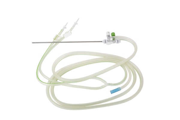 Sug- och spolset laparaskopi med dubbelkoppling, 5mmx33cm