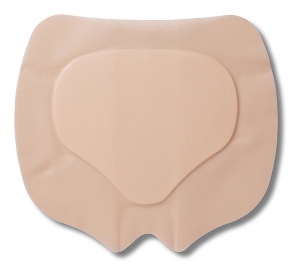 Skumförband silikon Aquacel Foam, 21,5x24cm Sakrum Border - Aquacel