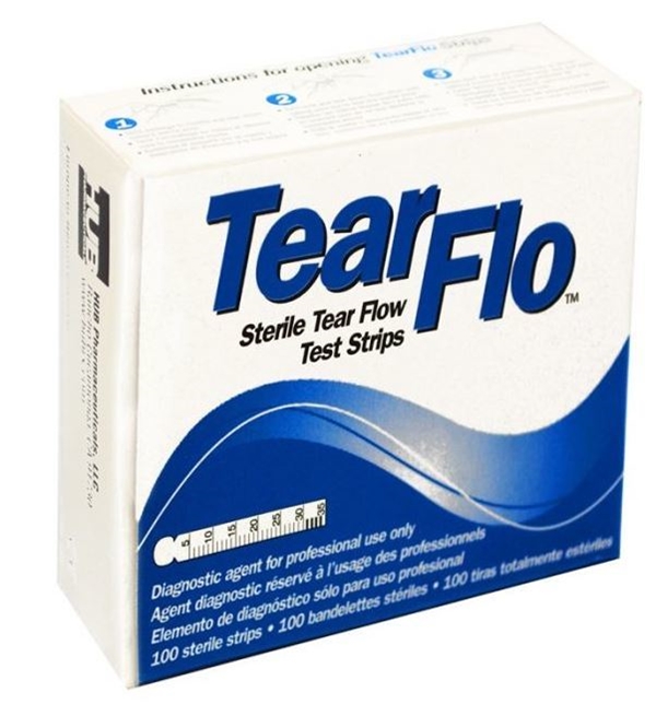 Schirmertest TearFlo, mätning av tårproduktion