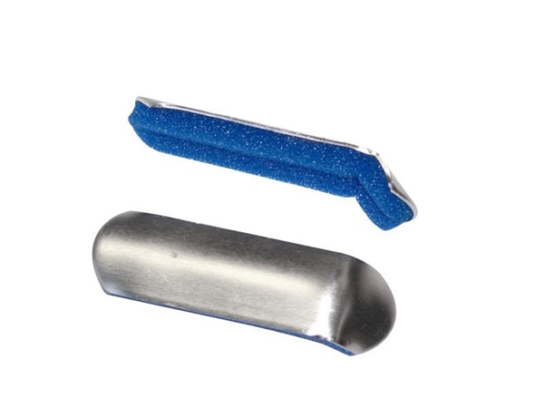 Fingerskena aluminium DJO, 7,6x2,2cm polstrad
