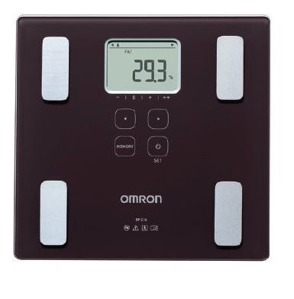 Badrumsvåg Omron BF 214, 150kg kroppsfettsmätare+våg