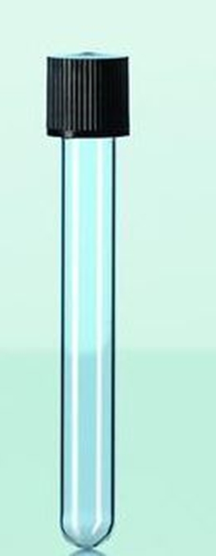 Glasrör med skruvlock, 16x100mm 12ml sodaglas