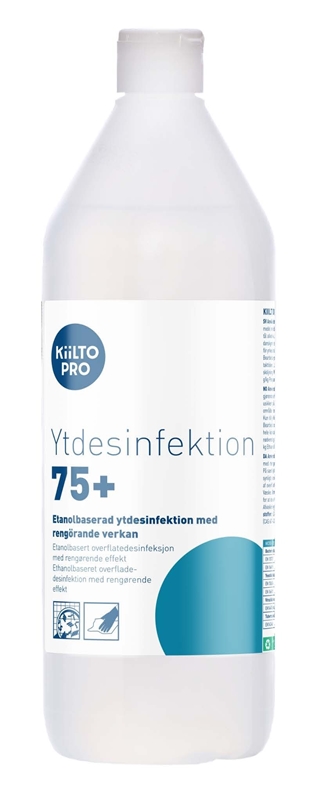 Ytdesinfektion DAX 75+ etanol, 1000ml med tensid - Dax