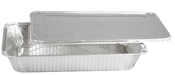 Aluminiumform Gastronorm 1/1, 4500ml 32,5x52,5cm m rullkant