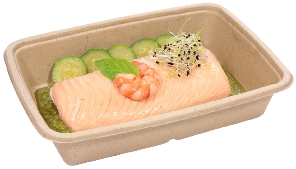 Bagasse skål 950 ml, Matform 230x165x50mm