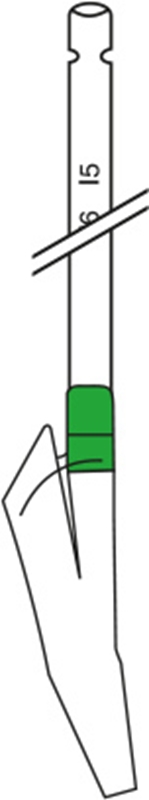 Sugkateter med vakumkontroll ConvaTec, 28,5cm ch08 blå ftalatfri PVC