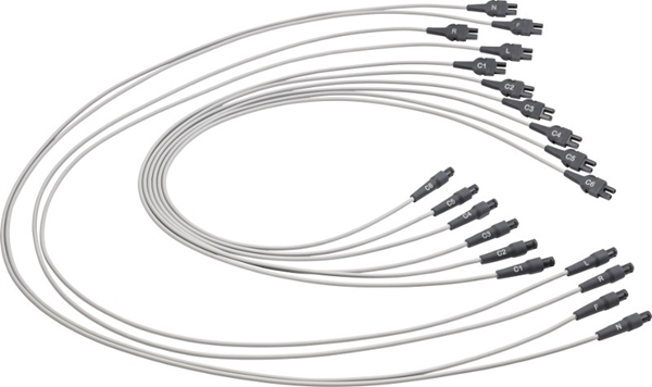 EKG patientkabelset MAC, 10-delat set mix längder DCAR