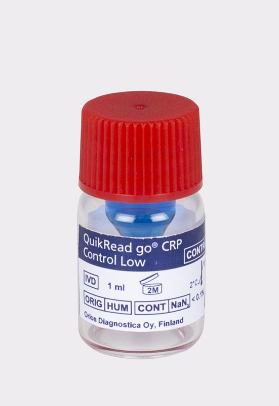 Kontroll QuikRead go CRP, 2,5mg/L låg blue KYLVARA - 1
