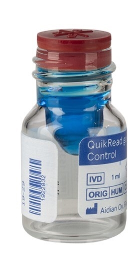 Kontroll QuikRead go CRP, 75mg/L hög blue KYLVARA - 2
