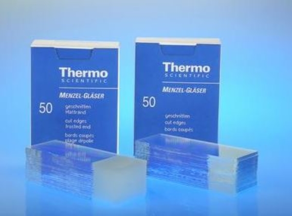 Objektglas slipade kanter Epredia, 26x76mm 45° m skrivyta cellof - Epredia